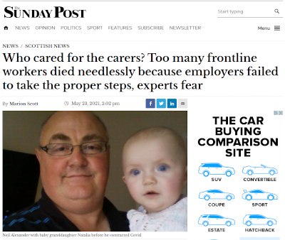 Sunday Post - Who cared for the carers?