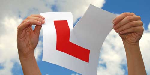 Learner Driver L Plate