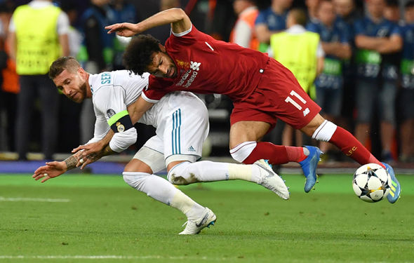 Salah and Ramos