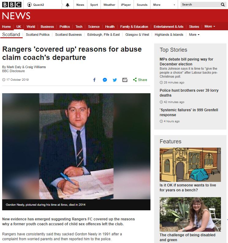 BBC News 28th October 2019