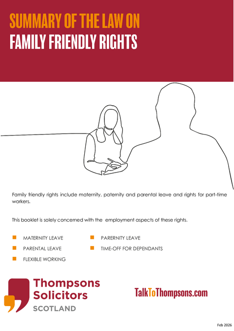 Summary of the law on Family Friendly Rights