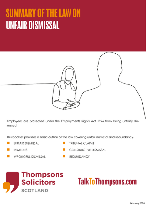 Summary of the law on Unfair Dismissal