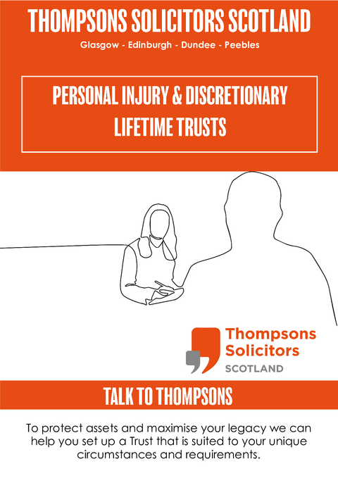 Personal Injury & Discretionary Lifetime Trusts