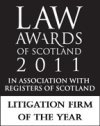 Thompsons Law Awards of Scotland 2011 - Litigation Firm of The Year