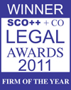 Thompsons Firm of the Year at the Scott + Co Scottish Legal Awards