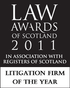 Thompsons Law Awards of Scotland 2011 - Litigation Firm of The Year